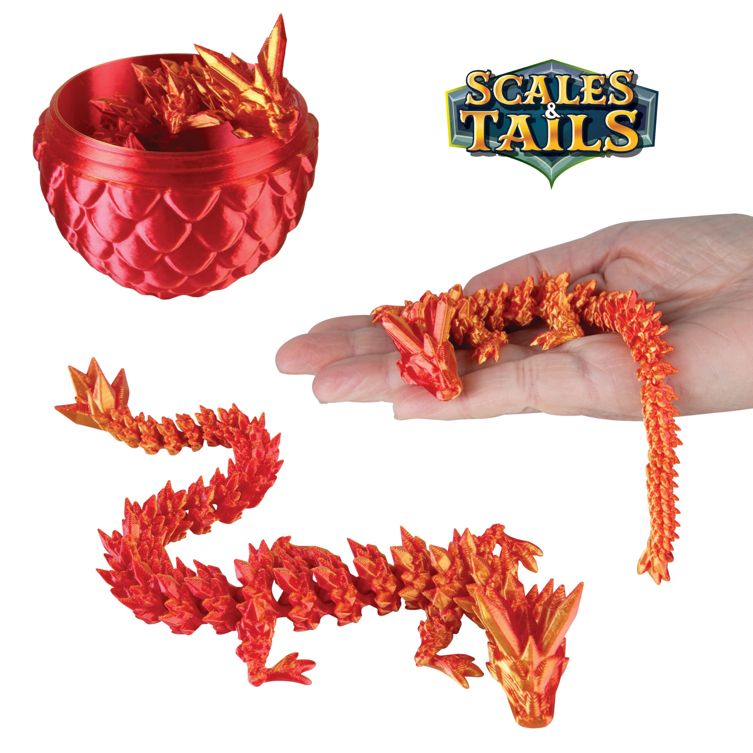 Amazon.co.jp: ORB Curiosities 鱗としっぽ 3Dプリントドラゴンエッグ